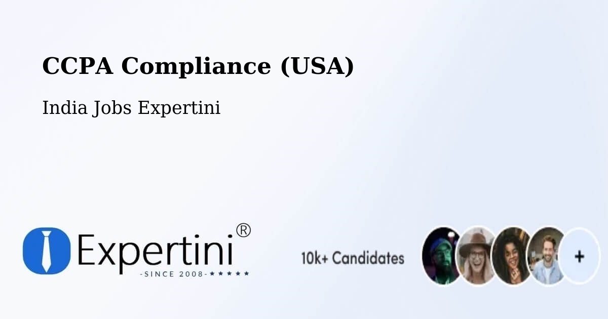 CCPA Privacy Rights & Compliance Notice – Pathardi - India Jobs Expertini